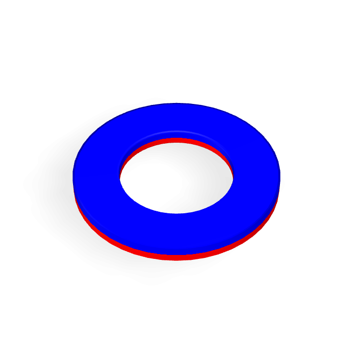 Neodymium Φ76mmXΦ42mmX6mm