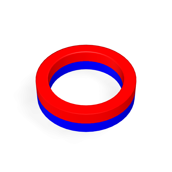 Neodymium Φ40mmXΦ30mmX10mm