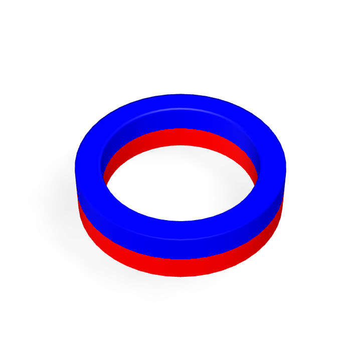 Neodymium Φ40mmXΦ30mmX10mm