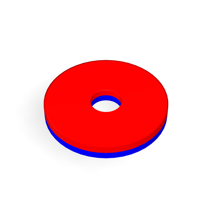 Neodymium Φ40mmXΦ10mmX5mm