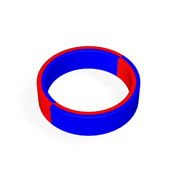 Neodymium Φ24mmXΦ20mmX6mm Dia