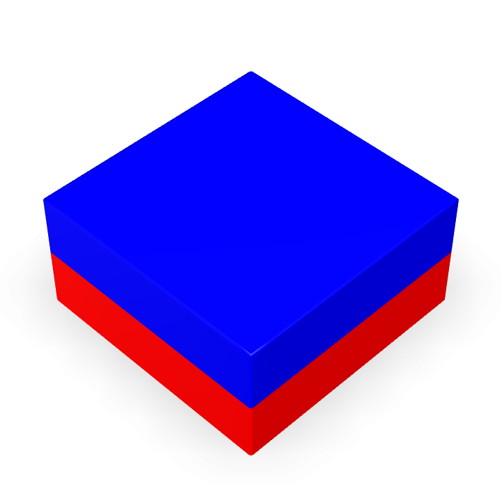 Neodymium 50.8mmX50.8mmX25.4mm