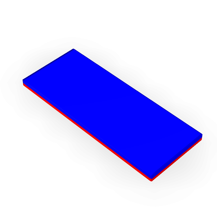 Neodymium 25mmX10mmX1mm