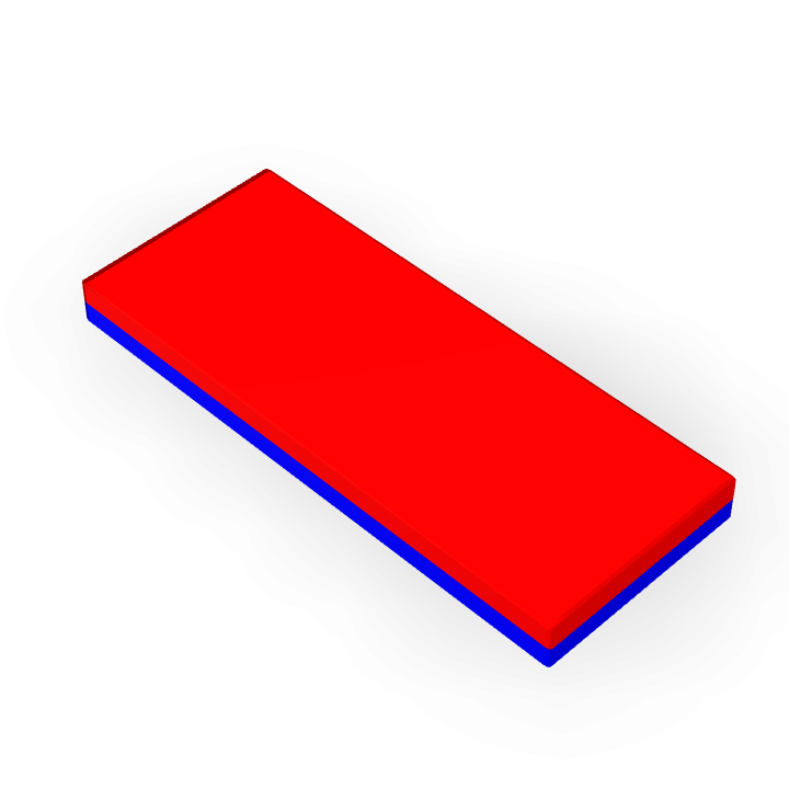 Neodymium 25mmX10mmX2mm