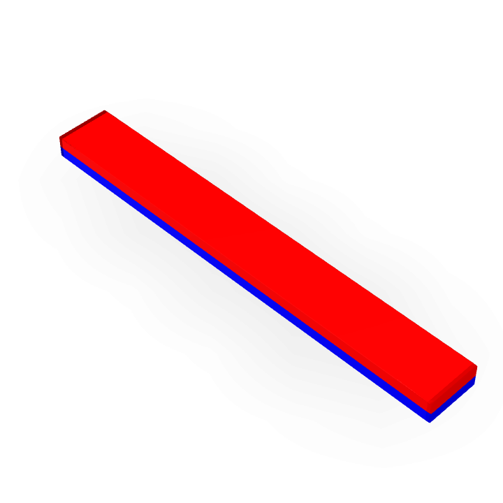 Neodymium 40mmX5mmX2mm