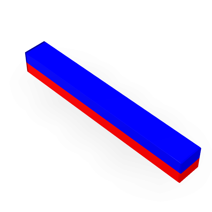 Neodymium 40mmX5mmX5mm