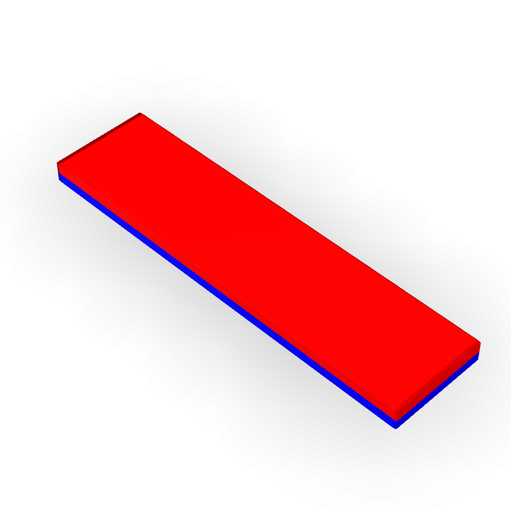 Neodymium 40mmX10mmX2mm