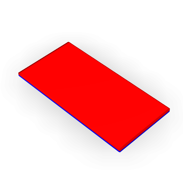 Neodymium 40mmX20mmX1mm