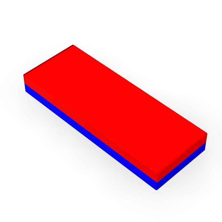 Neodymium 40mmX15mmX5mm