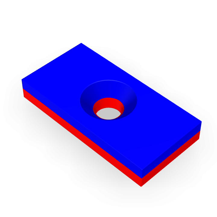 Neodymium 20mmX10mmX3mm/M3