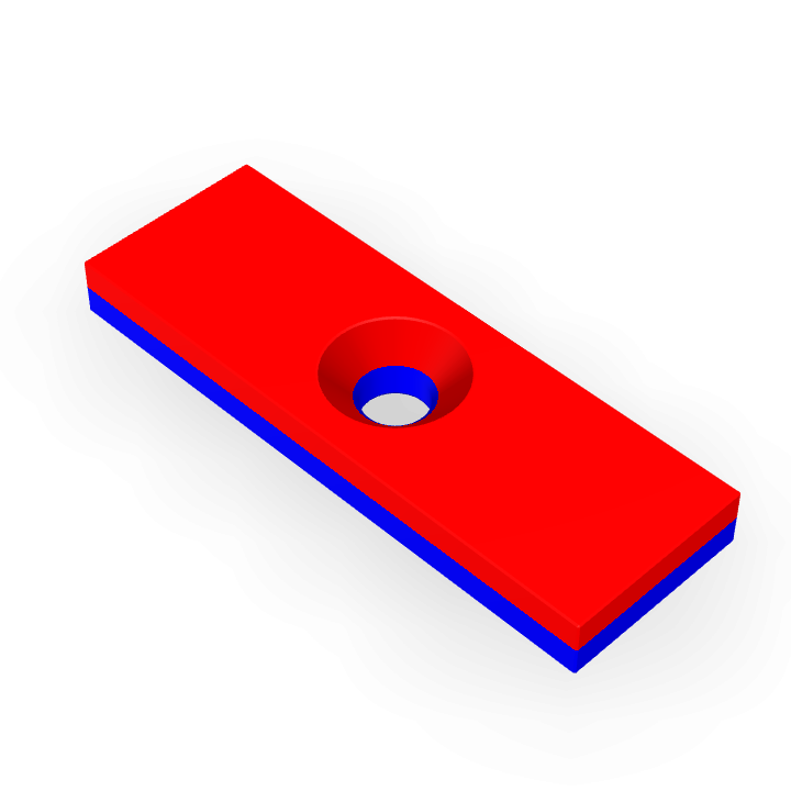 Neodymium 30mmX10mmX3mm/M3