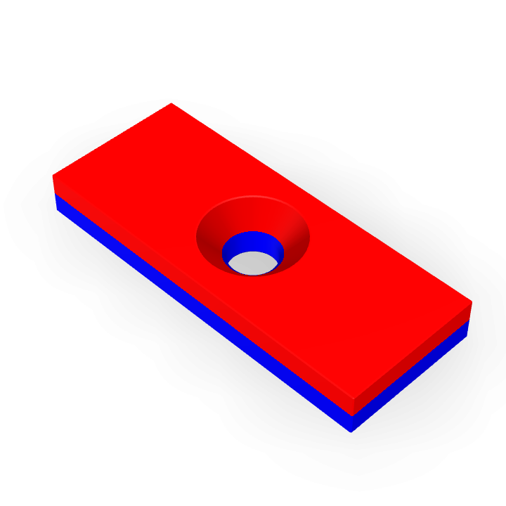 Neodymium 25mmX10mmX3mm/M3