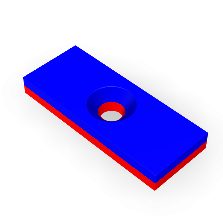 Neodymium 25mmX10mmX3mm/M3