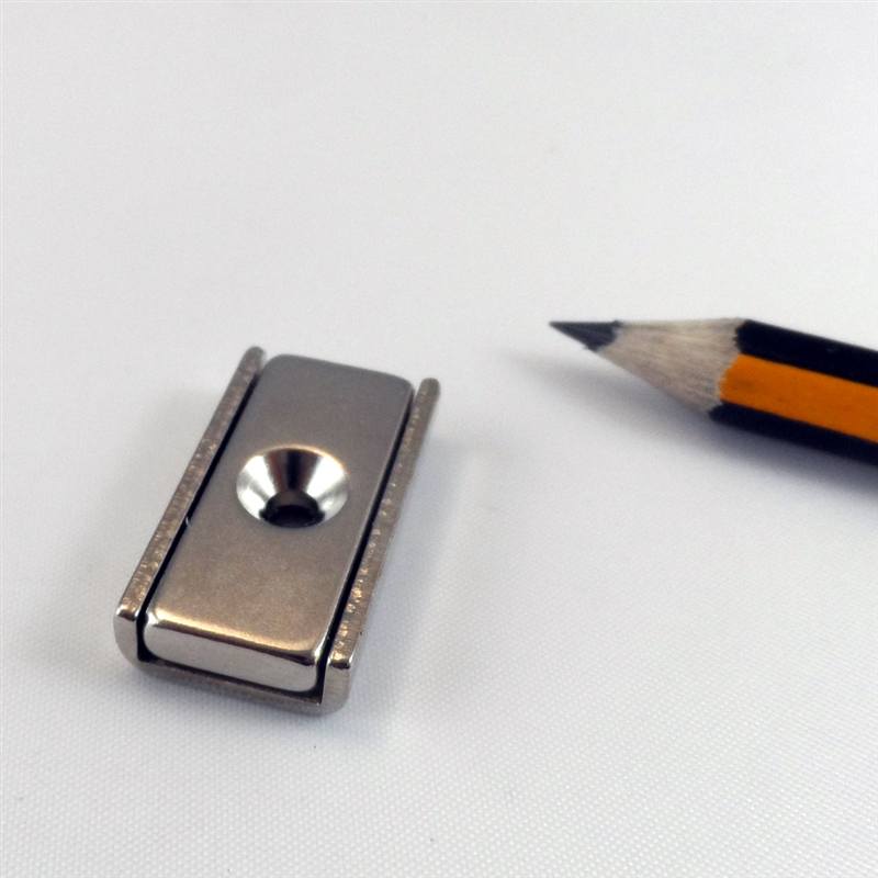 Pot Cap Neodymium 25mmX13.5mmX5mm/M3 Countersunk