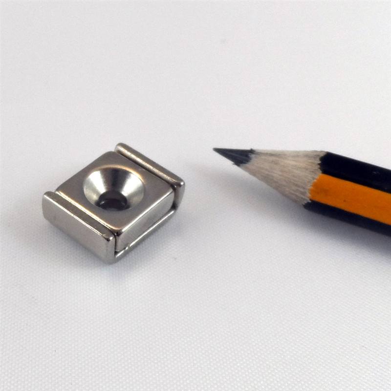 Pot Cap Neodymium 10mmX13.5mmX5mm/M3 Countersunk