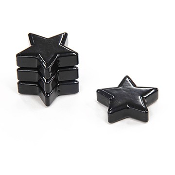 Colour Magnet Star 28mmX8mm Black