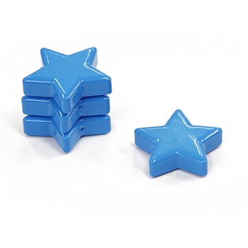 Colour Magnet Star 28mmX8mm Blue