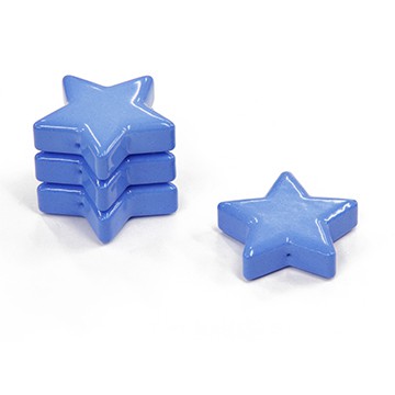 Colour Magnet Star 28mmX8mm Light Blue