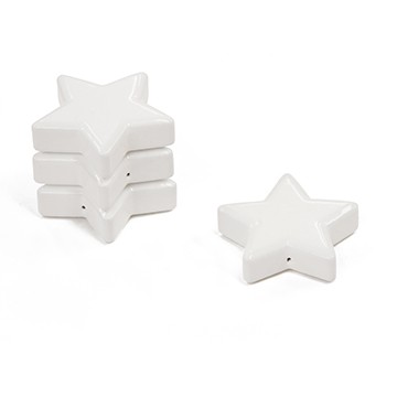 Colour Magnet Star 28mmX8mm White